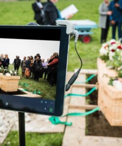 Een uitvaart Live streamen